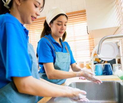 House Cleaners Maintaining Home